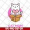 MTD04042109-Cat mom svg, Mother's day svg, eps, png, dxf digital file MTD04042109.jpg