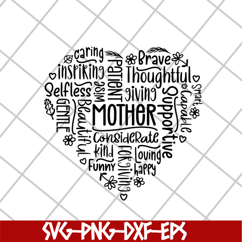 MTD26042108-Mother heart svg, Mother's day svg, eps, png, dxf digital file MTD26042108.jpg