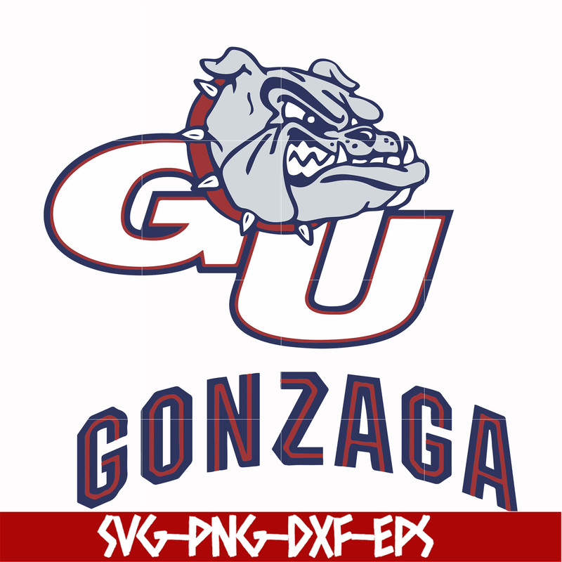 NCAA0000255-Gonzaga Bulldogs svg, png, dxf, eps file NCAA0000255.jpg