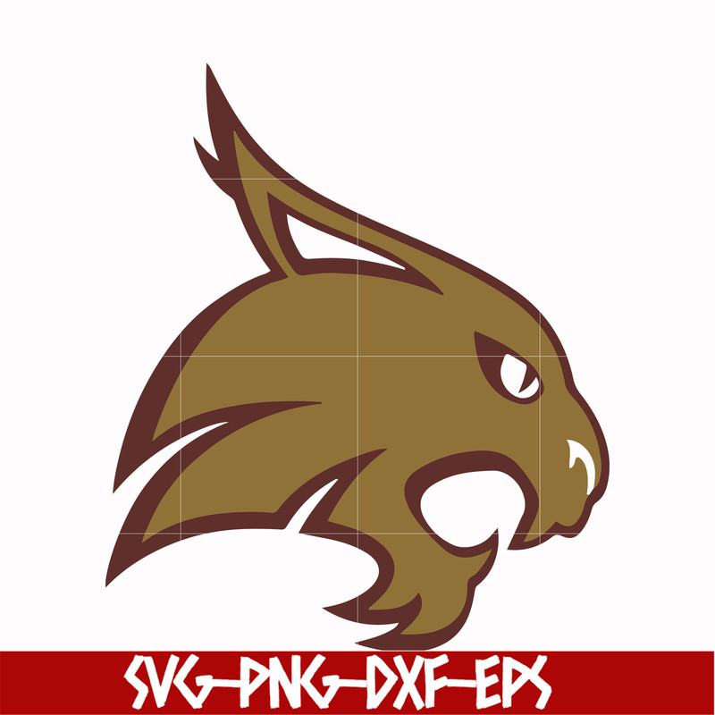 NCAA0000279-Texas State Bobcats svg, png, dxf, eps file NCAA0000279.jpg