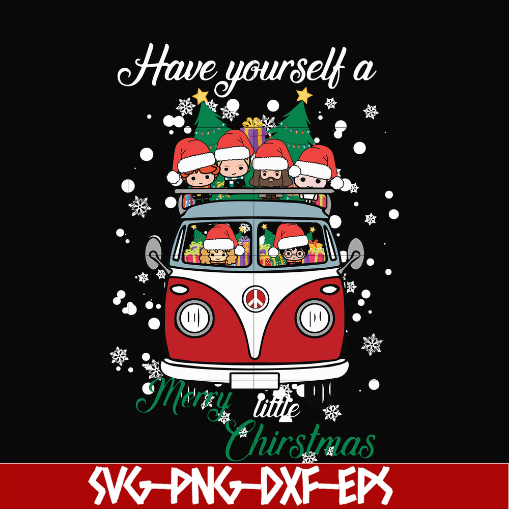 NCRM0143-Have yourself a merry little christmas svg, harry potter svg, png, dxf, eps digital file NCRM0143.jpg