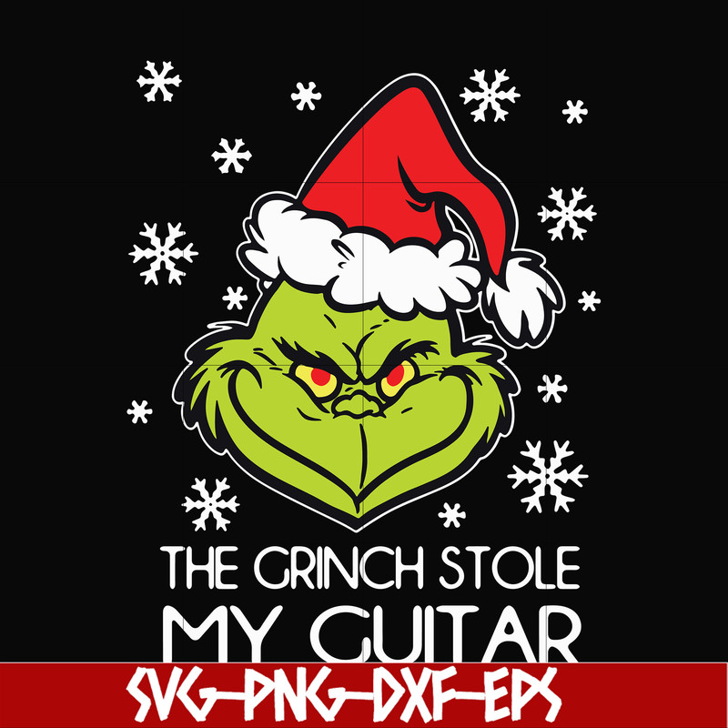 NCRM1307209-The grinch stole my guitar svg, png, dxf, eps digital file NCRM1307209.jpg