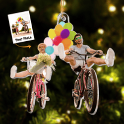funny gift for couple, husband, boyfriend, personalized acrylic photo ornament, valentine gift, couple gift, funny gift