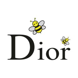 Dior Kaws Bee Logo Svg, Dior Bee Logo Svg