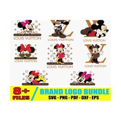 Disney LV Bundle Svg, Disney Logo Svg