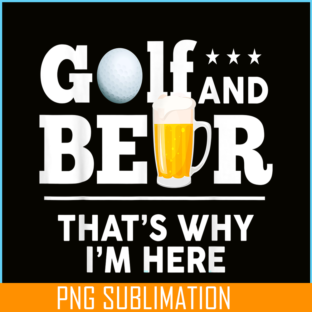 BEER28102335-Golf And Beer PNG Funny Beer Lovers PNG Beer Time PNG.png