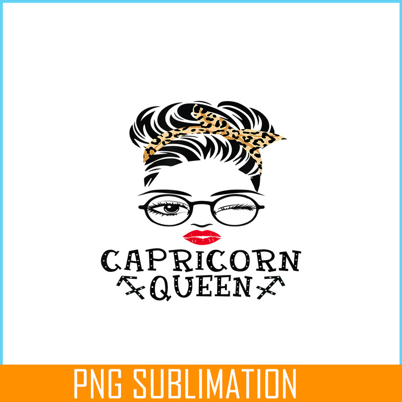 CPB28102332-Capricorn Queen PNG Woman Face Wink Eyes PNG Lady Face PNG.png