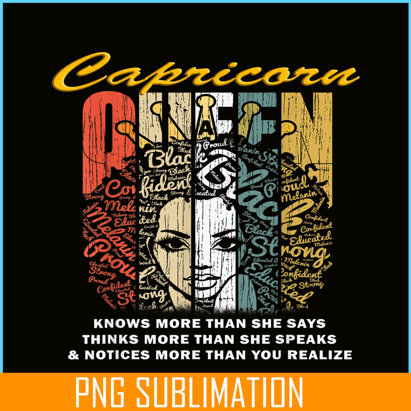 CPB28102339-Capricorn Quotes PNG Black Capricorn Queen PNG Zodiac Sign PNG.png