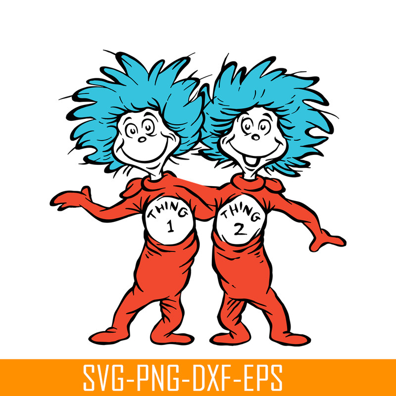 DS104122329-Thing One and Thing Two SVG, Dr Seuss SVG, Cat in the Hat SVG DS104122329.png