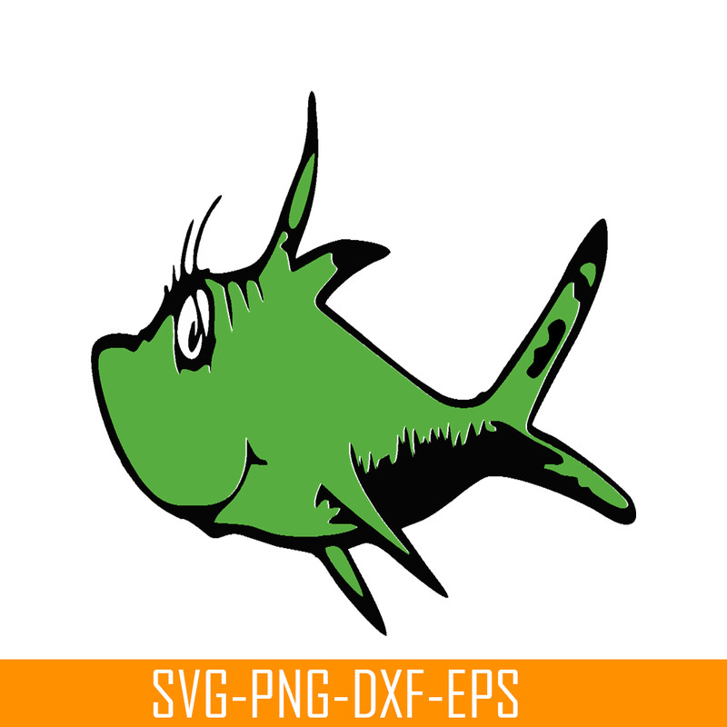 DS205122302-The Green Fish SVG, Dr Seuss SVG, Cat in the Hat SVG DS205122302.png
