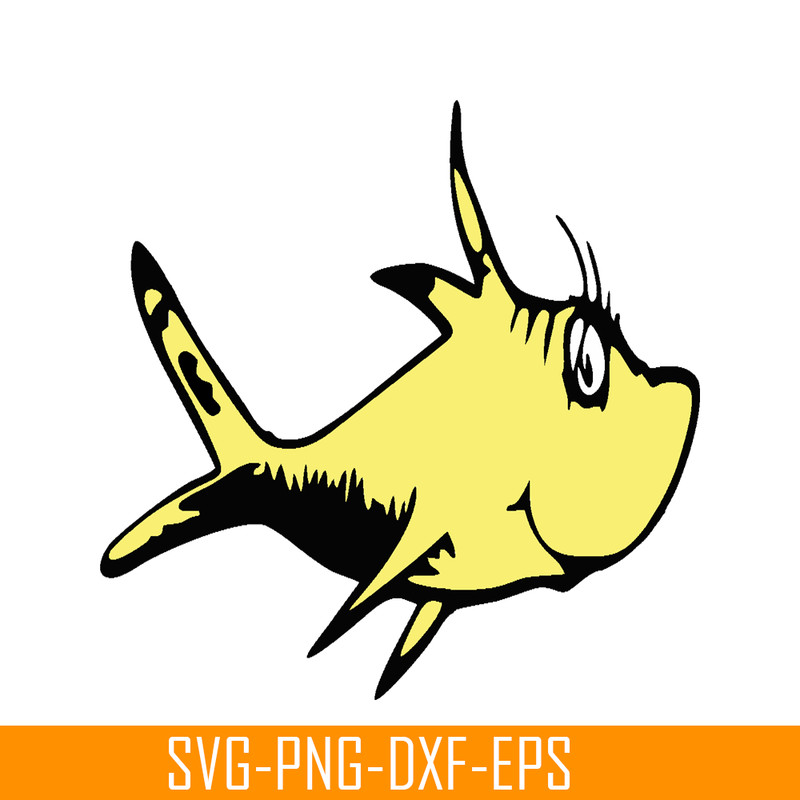DS205122311-The Yellow Fish SVG, Dr Seuss SVG, Cat In The Hat SVG DS205122311.png