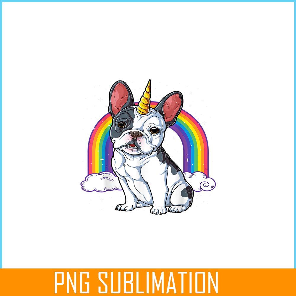 HL161023106-Frenchicorn Bulldog PNG, Frenchie Dog Lover PNG, French Dog Artwork PNG.png