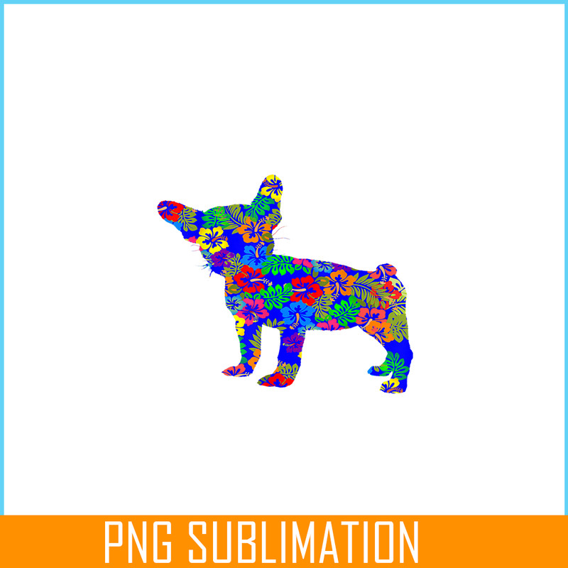 HL161023158-Hawaiian Frenchie BullDog PNG, Frenchie Bulldog PNG, French Dog Artwork PNG.png