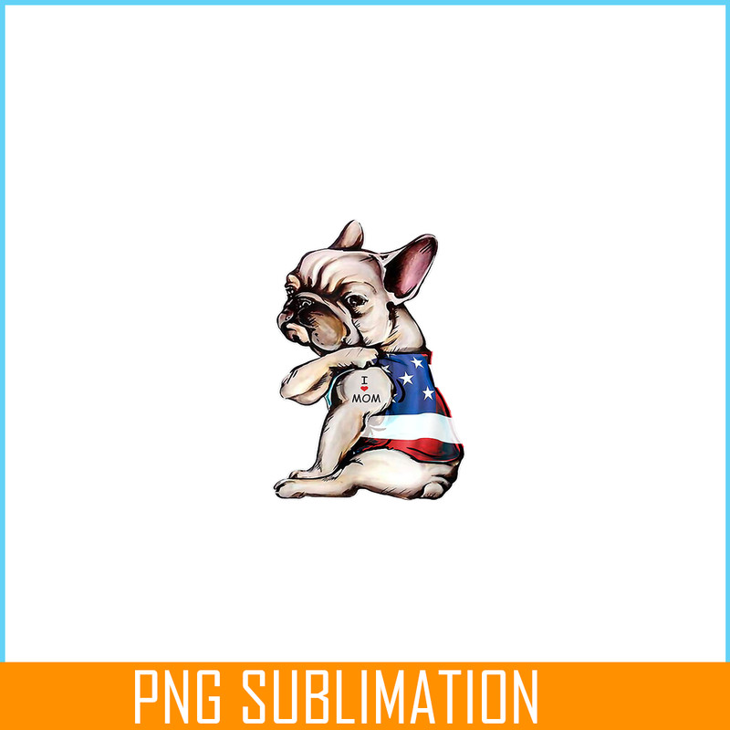 HL16102396-French Bulldog Tattoo PNG, Frenchie Dog Lover PNG, French Dog Artwork PNG.png