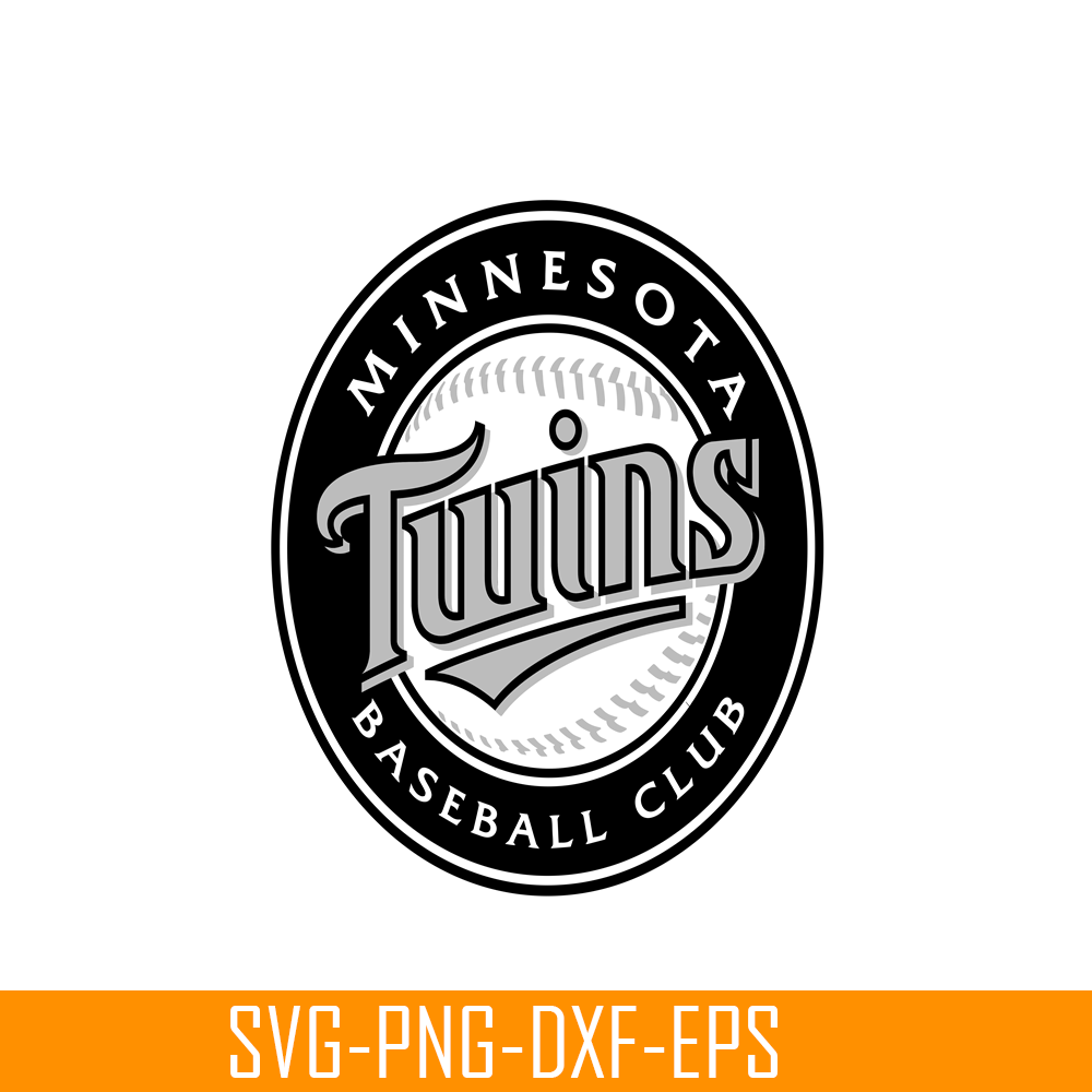 MLB204122310-Minnesota Twins The Black White Logo SVG, Major League Baseball SVG, Baseball SVG MLB204122310.png