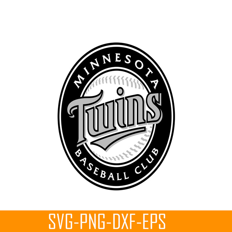 MLB204122310-Minnesota Twins The Black White Logo SVG, Major League Baseball SVG, Baseball SVG MLB204122310.png
