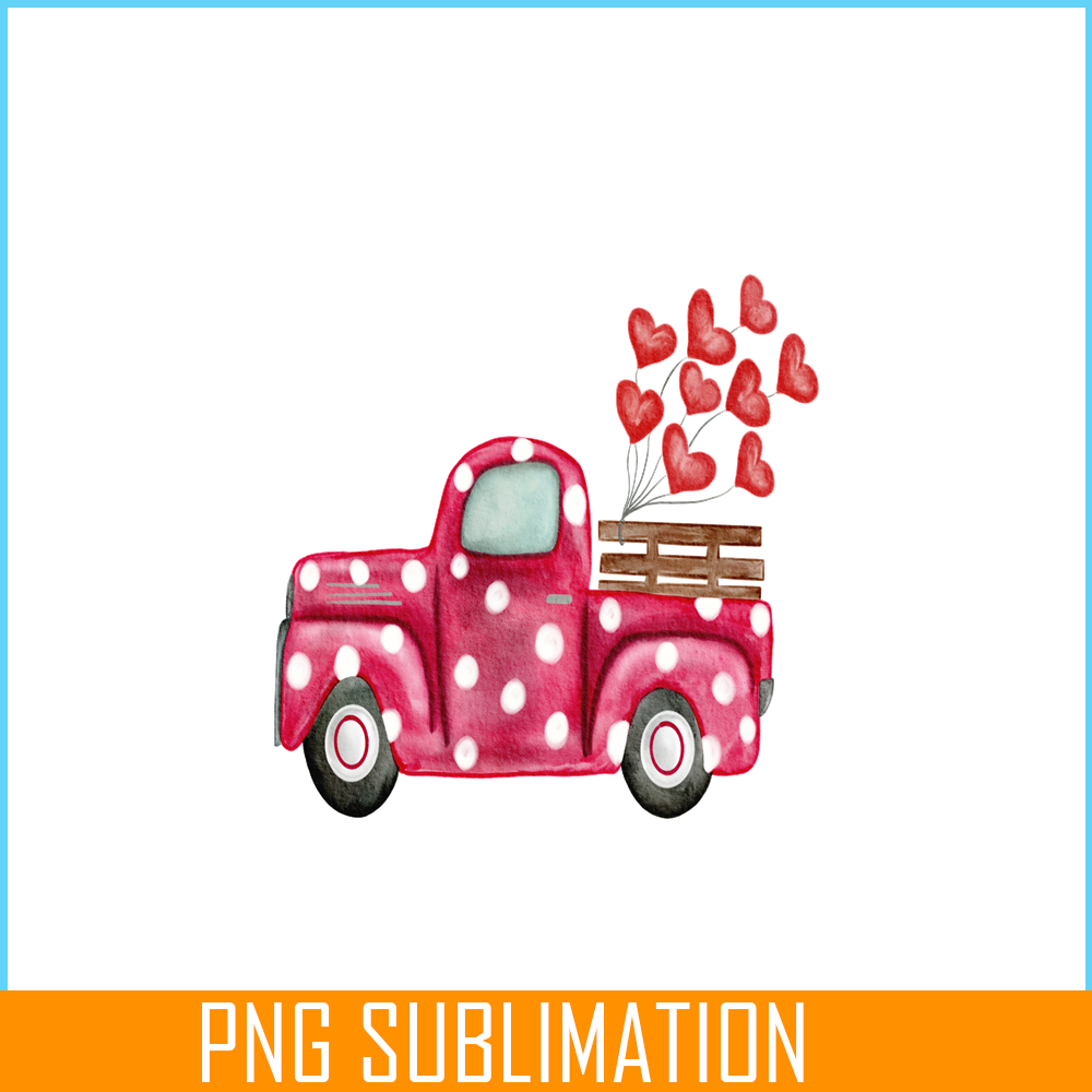 VLT211023100-Love Truck PNG, Sweet Valentine PNG, Valentine Holidays PNG.png