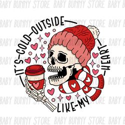 it's cold outside like my heart png