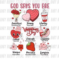 God Says You Are Valentine Png