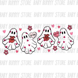 Valentine's Day Ghost Shirt Png