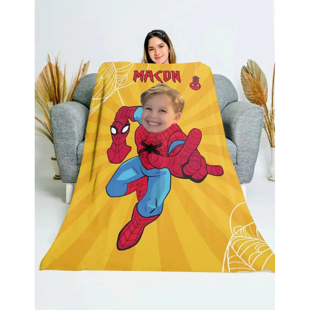 personalized-little-boys-superhero-yellow-spider-blanket-kids-custom-face-name-superhero-blanket-298486.jpg