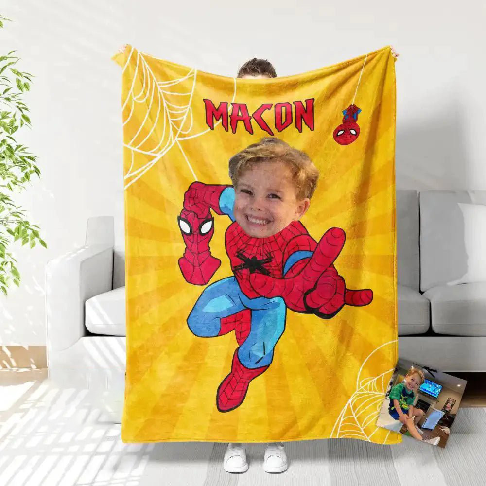 personalized-little-boys-superhero-yellow-spider-blanket-kids-custom-face-name-superhero-blanket-454575.jpg