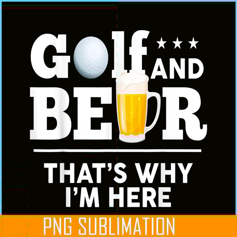BEER28102335-Golf And Beer PNG Funny Beer Lovers PNG Beer Time PNG.png
