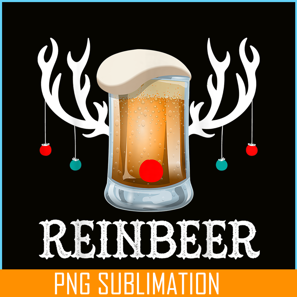 BEER28102367-Reinbeer PNG Funny Christmas Gift For Beer Lovers PNG Christmas And Beer PNG.png