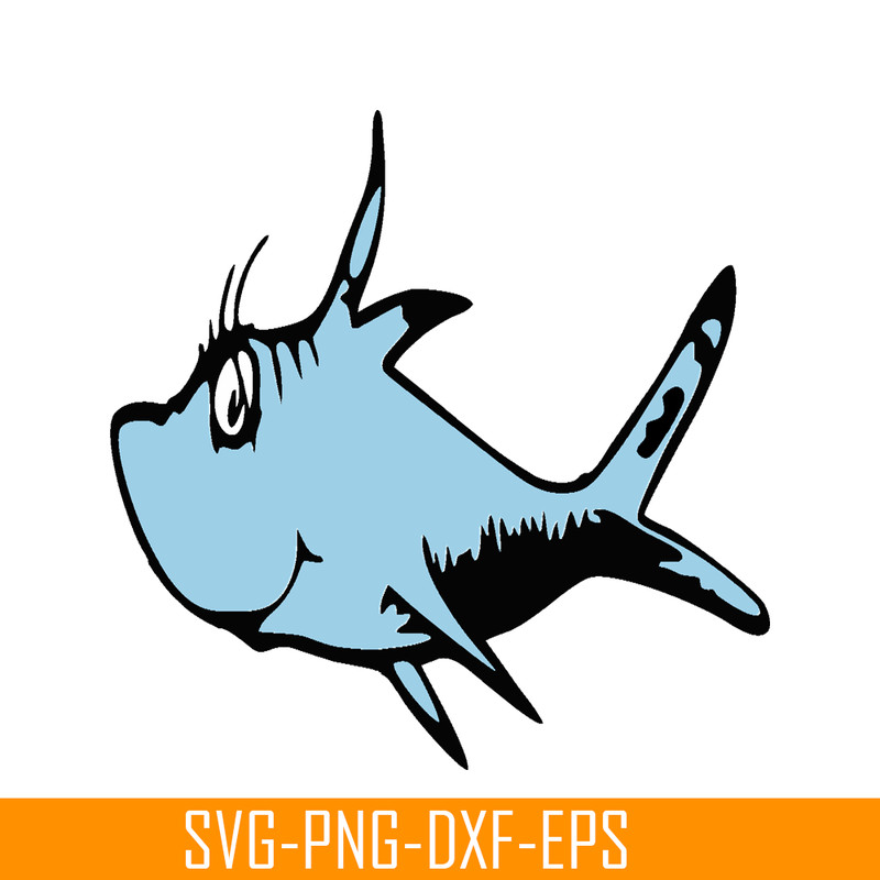 DS205122301-The Blue Fish SVG, Dr Seuss SVG, Cat in the Hat SVG DS205122301.png