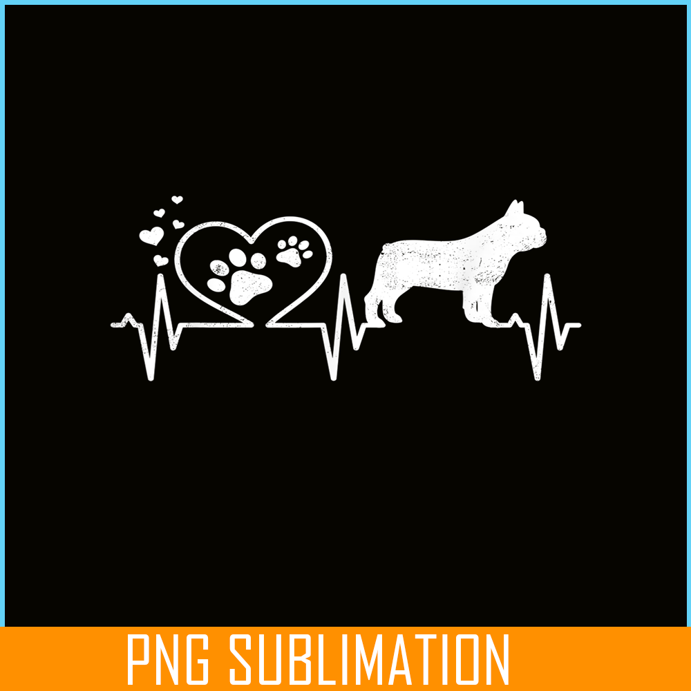 HL161023124-Frenchie French Bulldog Mom Mama Dad Heartbeat PNG, Frenchie Dog Lover PNG, French Dog Artwork PNG.png