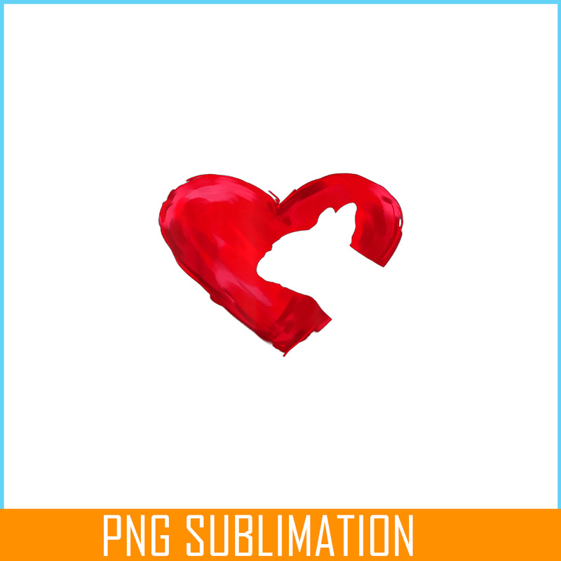 HL16102365-French Bulldog Heart Silhouette PNG, Frenchie Dog Lover PNG, French Dog Artwork PNG.png