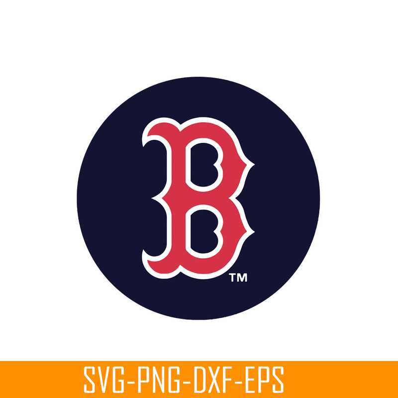 MLB30112339-Boston Red Sox B Logo SVG PNG DXF EPS AI, Major League Baseball SVG, MLB Lovers SVG MLB30112339.png