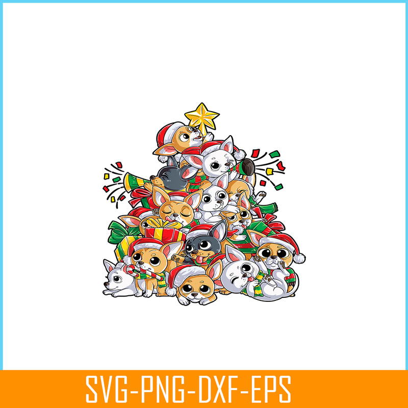 PNG141023128-Chihuahua Christmas Tree Dog Xmas Gift Santa Boys Kids Girls T-Shirt Png.png