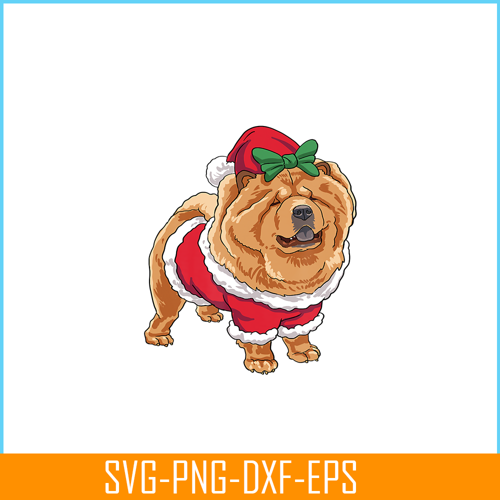 PNG141023133-Chow Chow Christmas Dog Santa Xmas Gifts T-Shirt Png.png