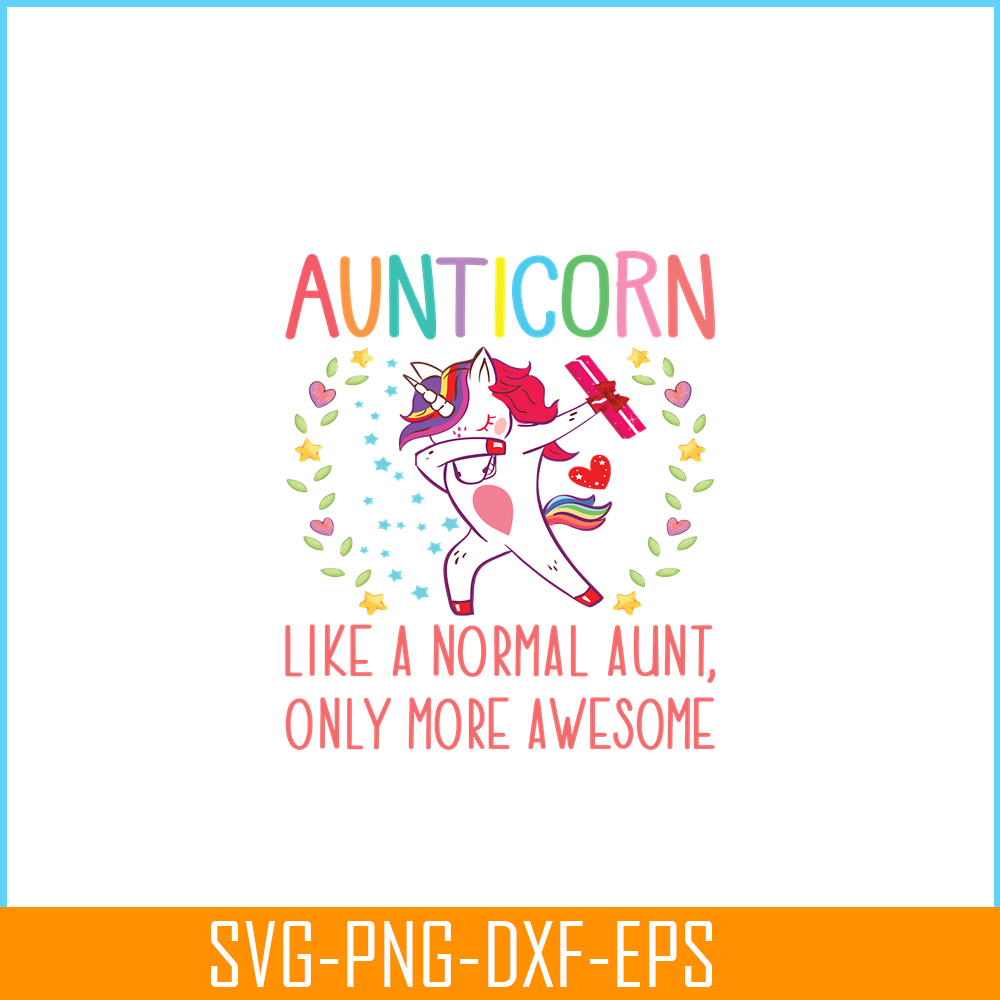 PNG14102343-Aunticorn Cute Unicorn for an Awesome Aunt Fitted T-Shirt Png.png