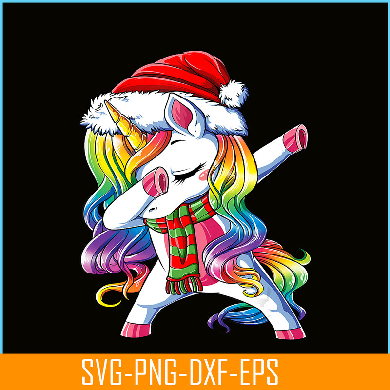 PNG14102355-Dabbing Unicorn Santa Christmas Kids Girls Women Xmas Dab T-Shirt Png.png