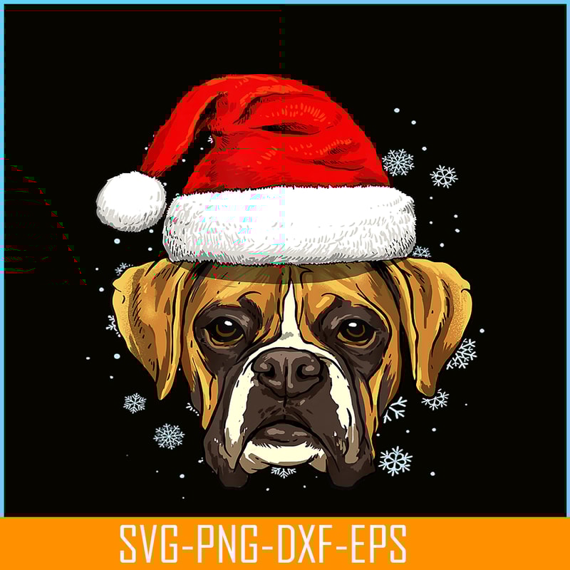 PNG141023108-Boxer Santa Hat Christmas Boys Girls Xmas Gift T-Shirt Png.png