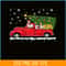 PNG141023110-Brittany Red Car Truck Christmas Tree Funny Santa Xmas Dog T-Shirt Png.png
