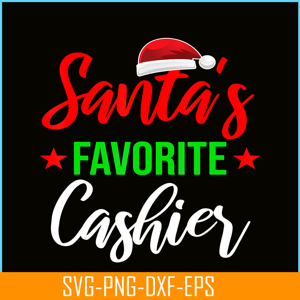 PNG141023117-Cashier Christmas Santa Clause Favorite Hat Xmas Funny Gift T-Shirt Png.png