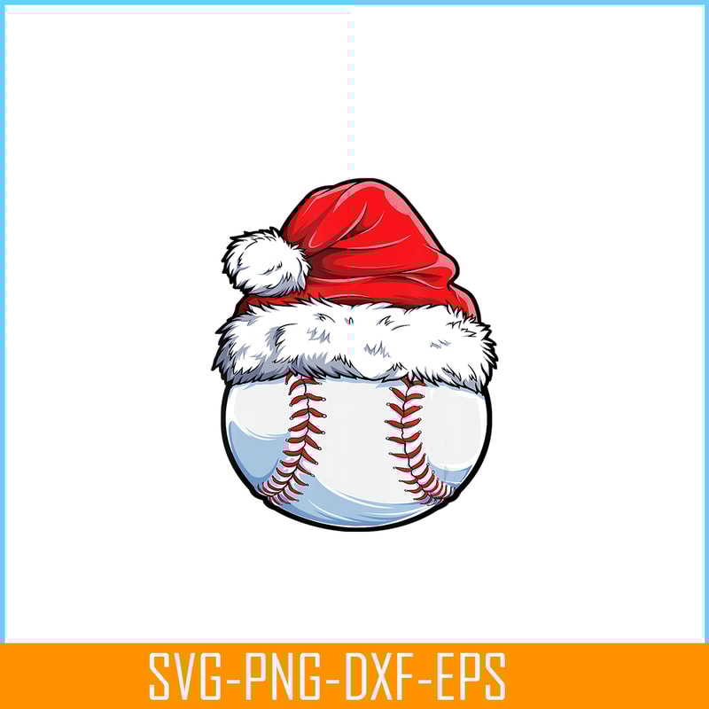 PNG141023139-Christmas Baseball Ball Santa Hat Funny Sport Xmas Boys Men T-Shirt Png.png