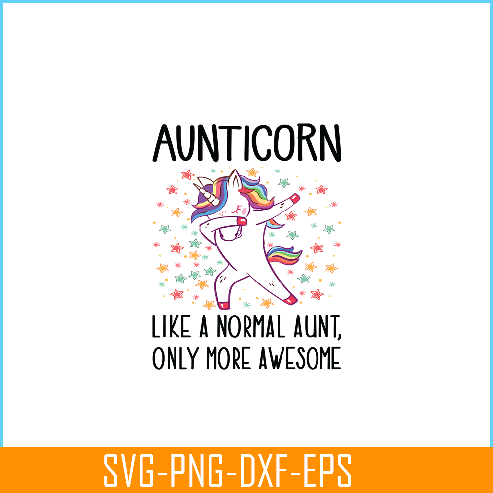 PNG14102346-Aunticorn Like An Aunt Only Awesome Dabbing Unicorn Premium Scoop T-Shirt Png.png