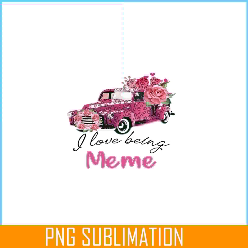 VLT19102353-I Love Being Meme PNG, Pink Valentine PNG, Valentine Holidays PNG.png