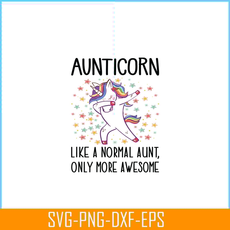 PNG14102346-Aunticorn Like An Aunt Only Awesome Dabbing Unicorn Premium Scoop T-Shirt Png.png