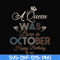 BD0081-A Queen Was Born In October Happy Birthday To Me svg, png, dxf, eps digital file BD0081.jpg