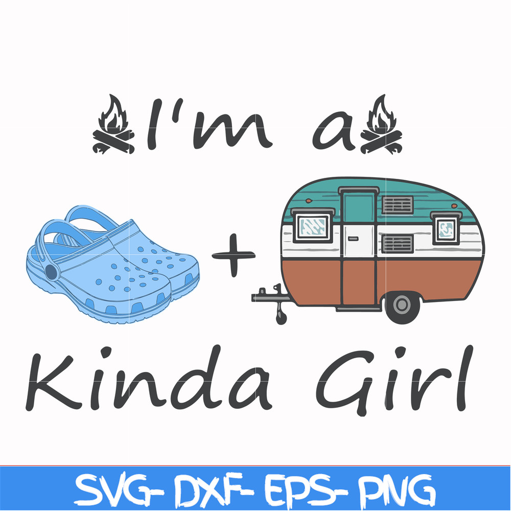 CMP073-I am a kinda girl svg, png, dxf, eps digital file CMP073.jpg