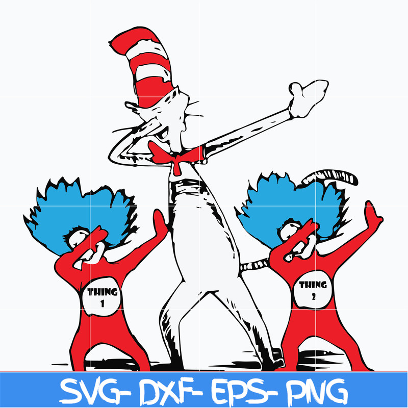 DR0601215-Dr seuss dabbing SVG, Dr seuss svg, png, dxf, eps digital file DR0601215.jpg