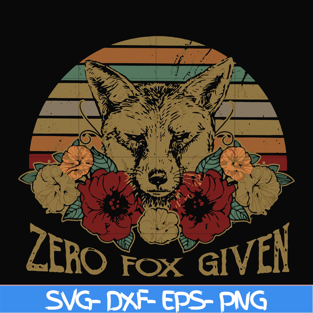 FN000349-Zero fox given svg, png, dxf, eps file FN000349.jpg