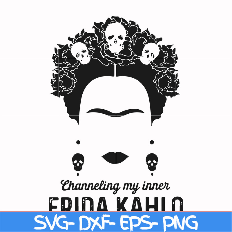 FN000354-Frida Kahlo svg, png, dxf, eps file FN000354.jpg