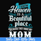 FN000389-I know heaven is a beautiful place because they have my mom svg, png, dxf, eps file FN000389.jpg