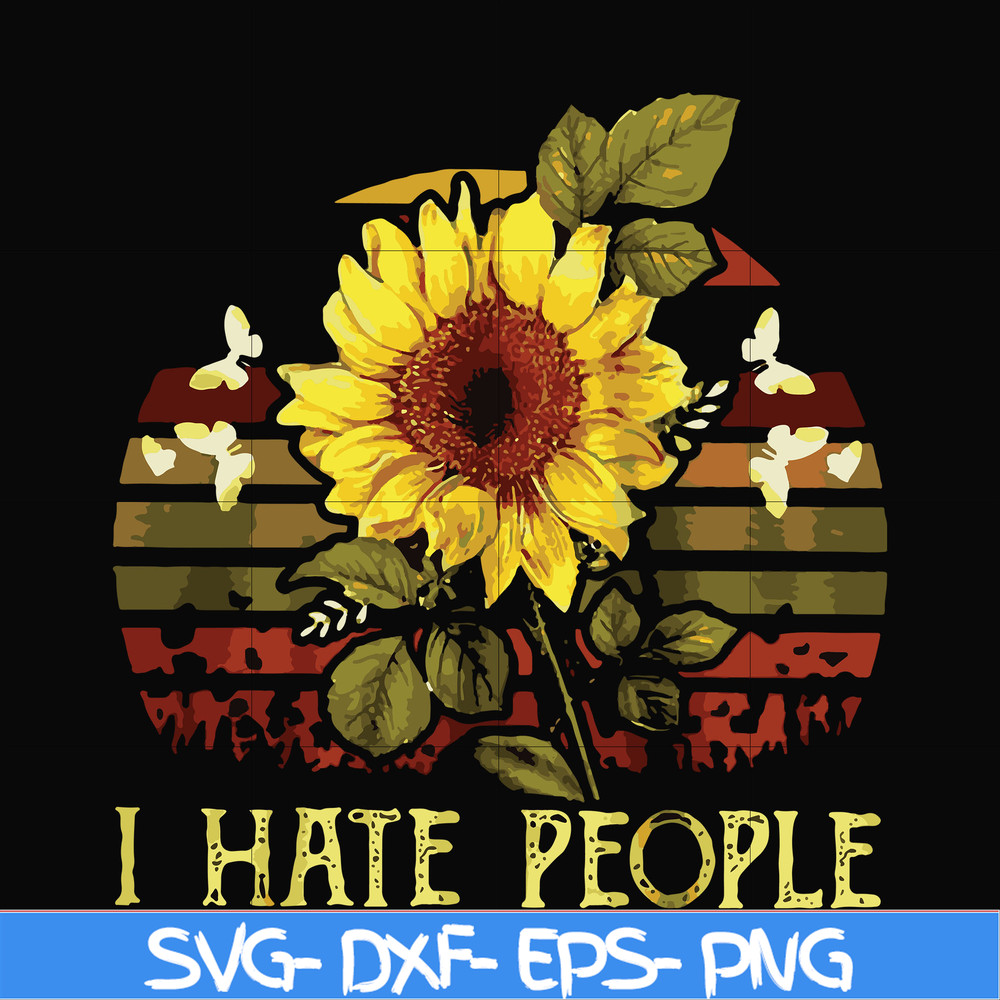FN000565-I hate people svg, png, dxf, eps file FN000565.jpg